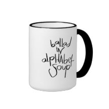 Ballad In Alphabet Soup Coffee Mugs