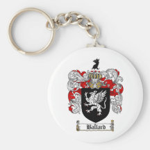 BALLARD FAMILY CREST -  BALLARD COAT OF ARMS KEY CHAINS