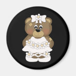Ballerina Bear Refrigerator Magnets