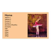 BALLERINA BUSINESS CARDS