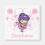 Ballerina Floral Magnet