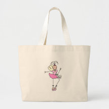 Ballerina Four Stick Figure Bag