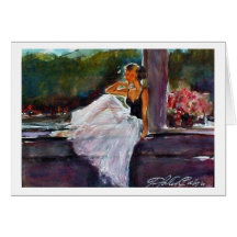 Ballerina in Window Cards
