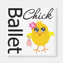 Ballet Chick Fridge Magnet