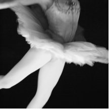 Ballet - Dance - Ballerina 9 - Black & White Photo Sculpture