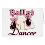 Ballet Dancer Tutu and shoes Greeting Card