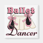 Ballet Dancer Tutu and shoes Refrigerator Magnet