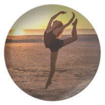 Ballet on the Beach Plate