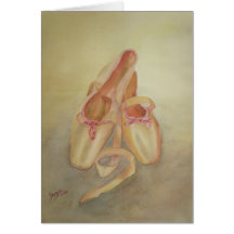 Ballet shoes card