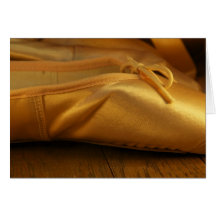 Ballet Slippers Greeting Card