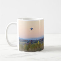 Ballon Over Jackson Hole at Dawn Mugs
