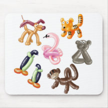 BALLOON ANIMAL PARTY MOUSE MAT
