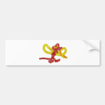 Balloon dragon bumper stickers