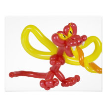 Balloon dragon custom invites