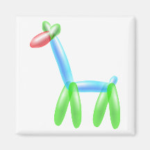 Balloon Giraffe Magnets