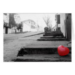 Balloon in the Street Greeting Card
