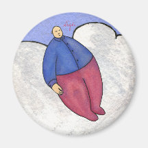 Balloon Man Sigh Magnet