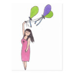 Balloon Release Post Card