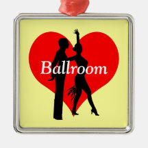 ballroom dancers ornament