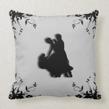 Ballroom Dancers Waltz Decorative Throw Pillow