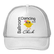 Ballroom Dancing Chick Trucker Hats