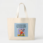 ballroom dancing joke canvas bag