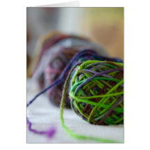 Balls of Yarn Card