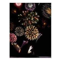 ballybunion fireworks postcard