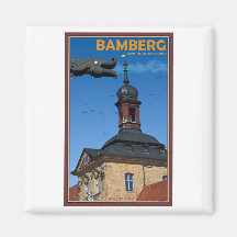 Bamberg - Waterspout Fridge Magnet