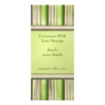 Bamboo Stripes Customised Rack Card
