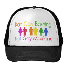 Ban Gay Bashing Mesh Hat