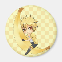 Banana Boy chibi Fridge Magnet