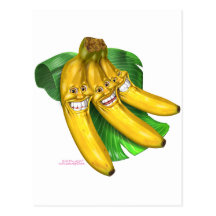 bananas postcard