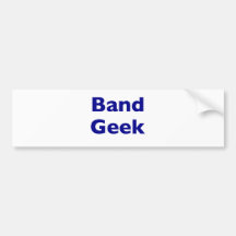 Band Geek Bumper Stickers