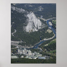 BANFF FAIRMONT RAILROAD HOTEL POSTER
