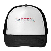 Bangkok Apparel with Thai Flag Background Hat