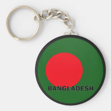 Bangladesh Roundel quality Flag Key Chains