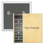 Banjo Fretboard Badge Name Tag Button