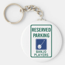 Banjo Players Parking Key Chains