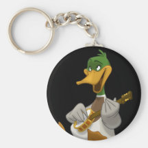 Banjo-Strummin' Mallard Keychain