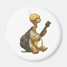 Banjo-Strummin’ Tortoise Magnet