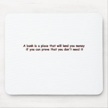 bank mousemat