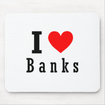 Banks, Alabama City Design Mousepads