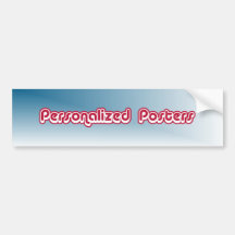 Banner Personlized Posters Bumper Stickers