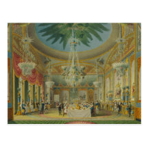 Banqueting Room, from 'Views of Royal Pavilion Postcard
