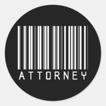 BAR ATTORNEY DARK STICKERS