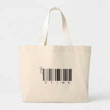 Bar Code Climb Canvas Bags