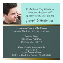 Bar Mitzvah Invitation