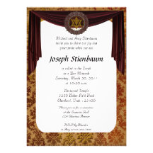 Bar Mitzvah Invitation