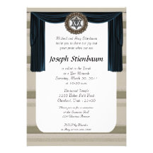 Bar Mitzvah Invitation